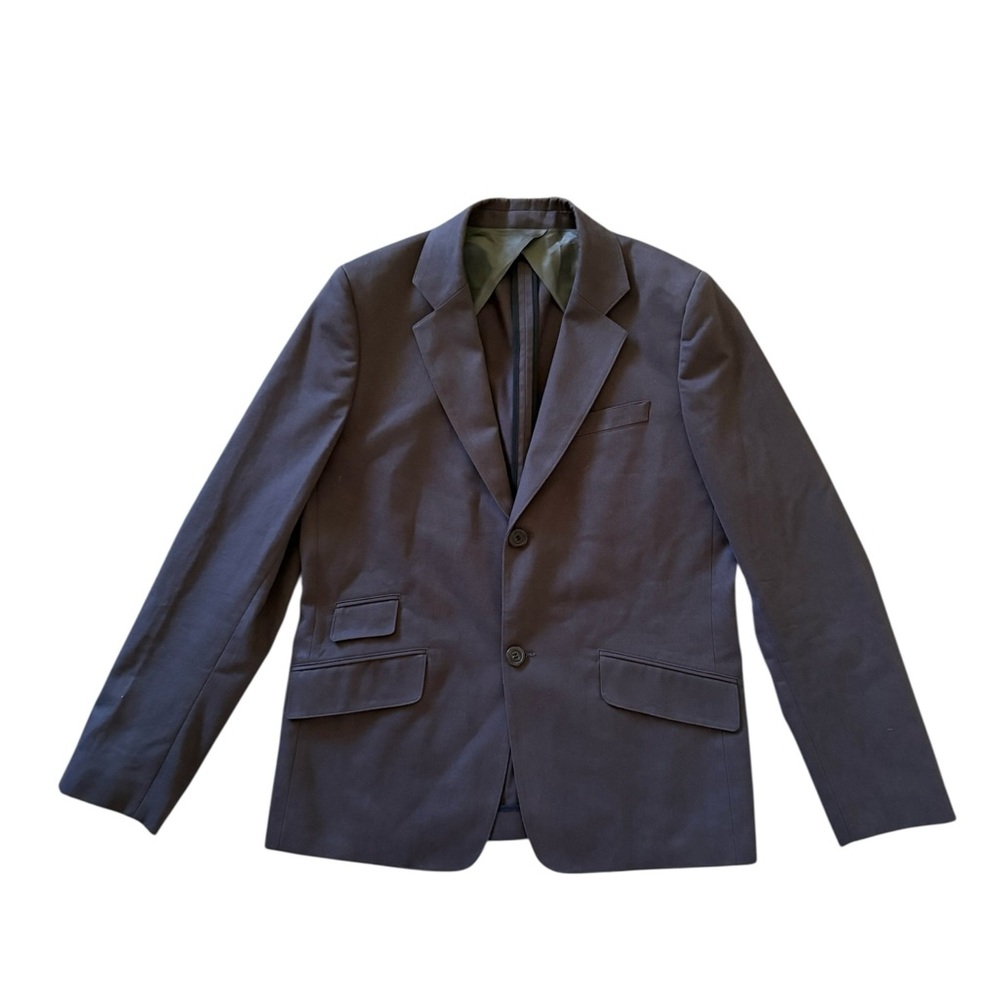 A.P.C. Rue Madame Paris Cotton Charcoal Gray Men's Blazer Size Large